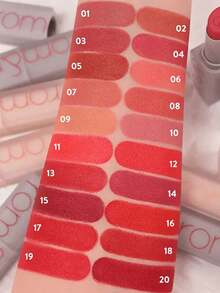 Rom&nd ZERO MATTE LIPSTICK #7 ENVY ME，丝绒哑光质地，轻盈不干燥，柔焦哑光妆效，模糊唇部效果，日常哑光妆容，专业化妆品，特殊场合，韩式妆容，3克/0.11盎司。 - #7 ENVY ME - 查看 7