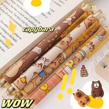 Kapibara 0,5mm Kugelschreiber mit schwarzer Tinte, Wassertintenkugelschreiber, Schreibwerkzeug für Studenten und Bürogebrauch