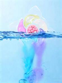 100粒装六合一洗衣凝珠 - 持久留香、抗菌、除螨、去污、柔顺、液体洗涤剂