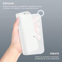 Tapa Coladeras para Regadera Silicona 4 Piezas Tapas de Plstico de Coladera Cuadrados Cubiertas para Coladeras de Desage Antiolor Anticucarachas para Baera Cocina Bao Balcn Lavadero Lavabos Patio - 2 Transparente y 2 Gris - Ver 5