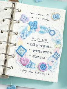 3D Three-Dimensional Button-Shaped Stickers For A Button Variety Store, Cute Realistic Button Stickers For Journaling And Packaging Decoration, Button Stickers For Various Combinations, 3D Cartoon Button Stickers, Student Prizes, Holiday Gifts, Soft And Adorable DIY Phone Cases, Notebooks, And Diaries.