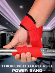 2pcs Hard Pull Wrist Lifting Straps For Weightlifting, Bodybuilding, Powerlifting, Strength Training, & Deadlifts - With Neoprene Cushioned Wrist Padded And Anti-Skid Silicone Grips Band - Multicolor - View 7