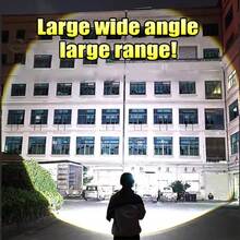 Super Bright 800WLED Headlight Powerful Rechargeable Head Flashlight, High-Power Fluorescent Lamp Adjustable Waterproof Work Light For Night Fishing Camping Hiking Fishing Headlight