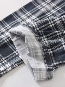 3pcs Pack Men's Plaid Pajama Pants, Regular Thickness, Casual Loose Fit Sleepwear Trousers Suitable For Spring & Autumn, Winter Clothes - Multicolor - View 3