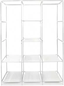 Andromeda Inc Closet para Ropa Armario Minimalista, Organizador de Ropa, Resistente y portátil, excelente Calidad (Azul) - Negro - Ver 11