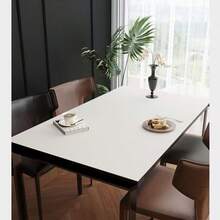 1 件透明软玻璃桌垫，PVC 防水防油易清洁桌垫，适用于学生、学校课桌、餐桌、咖啡桌，防水塑料水晶板桌保护垫