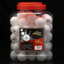 Set de Pelotas de Pong, 60 Pelotas de Pong de Tres Estrellas 40 mm, Alto Rendimiento Y Tecnología en Rebote Óptimo, para el Entrenamiento de la Competencia Entretenimiento - Blanco - Ver 13