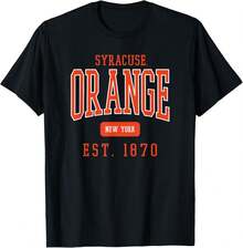 Syracuse University Orange Est. Date T-Shirt - 黑色 - 查看 1
