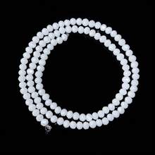 1 hạt pha lê cắt gốm AB hình bàn tính 3/4/6/8/10mm, phụ kiện thời trang đa năng cơ bản để làm đồ trang sức DIY, thích hợp làm vòng tay, vòng cổ, đồ trang sức độc đáo, mặt điện thoại, móc chìa khóa - Sứ AB trắng - Xem 11