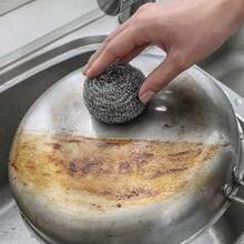 Spülstahl, Edelstahl-Scheuerschwamm, Metallscheuerschwamm, Topfscheuerschwamm, Küchen-Reinigungsschwamm, für Schüsseln, Töpfe, Herde, Dunstabzugshauben, Spülbecken, Badezimmerreinigung, Reinigungsbedarf, Küchen-Utensilie, hergestellt in China.
