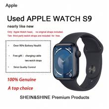 Used Apple Watch Series 9 GPS 41mm, Nearly Like New, Free Gift: Charging Cable, Two Watch Straps