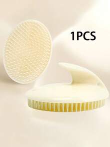 1 Set: Hair Washing Massage Brush, Scalp Exfoliator, Hair Brush, Dandruff Remover, Scalp Cleansing And Hair Growth, Massage Shampoo Brush, Scalp Massager, Silicone Shampoo Comb, Cleaning Hair Brush And Bathing Tools, Bathing Accessories For Dandruff Removal Hair Brush Comb, 2-In-1 Dry/Wet Manual Head Massager For Bathing, Massage Shampoo Brush, Gift For Girls, Hair Brush,Travel Essentials,Travel Essential,Hairstyle,Hairdressing