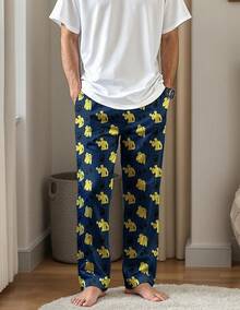 Mens Pajama Pants, Soft Lounge Sleep Pants With Pockets Lightweight Long Pajama Bottoms For Menhalloween - 肌肉 - 查看 9