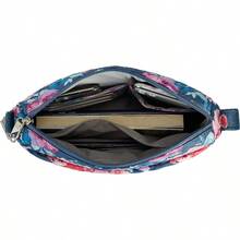 AntiTheft Classic Small East West Crossbody Bag Blossom Floral