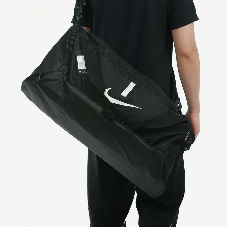 Nike 大容量健身運動訓練旅行包肩斜背包拎包桶包64*31*30cm - 黑色 - 查看 1