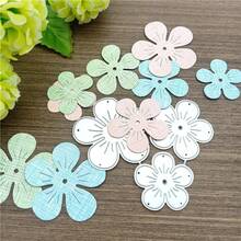 2Pcs Flower Petals Dies Cuts For Card Making, Cutting Dies, Metal Die Cutting Mold, Scrapbooking Dies, DIY Etched Embossing Stencil For Craft