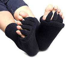 Toe Separator Socks Yoga Sports Gym Health Massage Foot Alignment Socks0928 - như hình ảnh - Xem 3