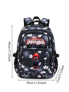 这款漫威蜘蛛侠主题背包采用时尚百搭的印花设计。作为一款美国电影周边产品，它融入了超级英雄蜘蛛侠的标志性卡通形象。这款轻便大容量背包适合休闲、旅行和日常使用。 - 彩色 - 查看 3