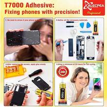 B7000/T7000 Kit, Super Glue For DIY Phone Repair, Acrylic Adhesive For Jewelry, Shoes, Crafts, Durable And Hard To Detach