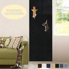 自粘防猫抓沙发垫，猫抓垫，沙发保护垫，猫抓攀爬架，自粘地毯，猫抓板，猫玩具，适用于猫树/门/沙发 - 卡其色 - 查看 11