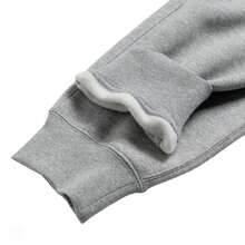 Nike Pantalones con forro térmico para hombres, joggers casuales para uso diario, viajes, entrenamiento, actividades al aire  ocio - Color gris oscuro/gris humo claro/blanco - Ver 4