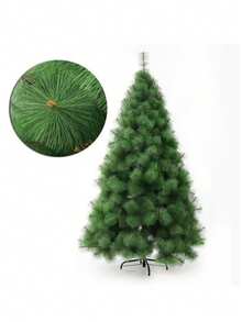 New 3D Realistic Artificial Christmas Tree With Dense Needles, Multiple Sizes Available - Green - View 14