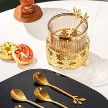 一套塑料和不锈钢水果、甜点、咖啡勺餐具套装，适合婚礼、派对、送礼、生日等场合。 - 彩色 - 查看 10