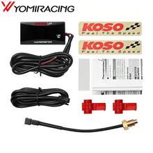 KOSO RPM Mini Display Motorcycle Square LCD Screen & 16mm Faucet Adapter, Suitable For Universal Motorcycle Cooling System Water Temperature Gauge Kit With Sensor - Digital Display, Compatible With Suzuki, Kawasaki, BMW Motorcycles - one-size - View 10