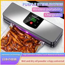 2025 New Model Rechargeable Vacuum Sealer - Portable Automatic Food Fresh-Keeping Vacuum & Sealing Machine For Home & Outdoor Use