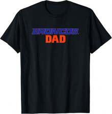 Boise State University BSU Broncos Dad T-Shirt - 黑色 - 查看 1