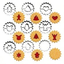 Molde y cortador de galletas navideñas - Muñeco de nieve, árbol de Navidad, hombre de jengibre, corazón, etc.