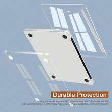 CISSOOK For MacBook Air 13.6 M4 M3 M2 Case 2025 2024 2022 Release, Plastic Hard Shell & Keyboard Cover & USB Adapter For MacBook Air 13.6 Inch A3240 A3113 A2681, Baby Pink - Air13.6吋-Cyastal Clear - 查看 5