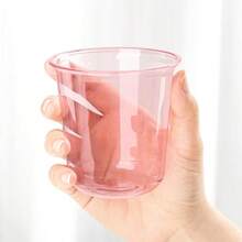 50 Pcs Pink Plastic Cups 12 Oz Disposable Stemless Wine Glasses Cocktail Pink Party Cups For Meeting Wedding Christmas Holiday Party - 粉色 - 查看 4