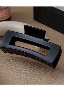 Women's Soft Silicone Rectangular Square Hair Claw Hair Clips, Soft Anti-Collision Protection For Back Of Head, Durable Grip Clips Elegant Hair Accessories Elegant Claw Clip Winter Hair Clutch