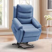 KORSER Power Lift Recliner Chair For Elderly, Reclining Chair For Adults, Small Recliner With Assist For Seniors, Electric Single Lift Sofa With Memory Function For Living Room Reading Room, Linen Fabric - US A Type Plug(110-127V) - View 13