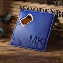 1 Stück personalisierter, lasergravierter Namens-Untersetzer mit Flaschenöffner, Kaffee-Untersetzer, quadratischer 2-in-1 Untersetzer mit Flaschenöffner, Glas-Untersetzer, Küchen-Flaschenöffner, Bier-Festival-Flaschenöffner, Bar-Flaschenöffner, Geschenk für Weinliebhaber, Barkeeper-Geschenk, Küchenutensilien, Heimdekoration, Einweihungsgeschenk, Hochzeitsfeier, Vatertag, Männergeschenk, Weihnachten, Halloween-Geschenk