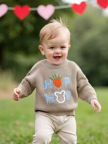 Newborn Baby Sweaters - Light Brown - View 8
