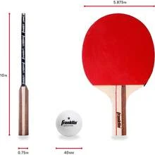 Juego De Raquetas Y Pelotas De Ping Pong Para 4 Jugadores - Ideal Para Entretenimiento En Grupo| Sin Especificaciones De TamañO/Peso - 1 - Ver 8