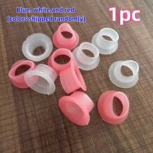 Guarnizioni anti-perdite per rubinetti, tappi anti-perdite in silicone, accessori per bocchette di tubi dell'acqua. Guarnizioni di tenuta durevoli per valvole, tubi flessibili e collegamenti di tubi, garantendo l'impermeabilità per le riparazioni dei tubi. Rondelle ad anello in silicone anti-perdite per rubinetti - disponibili in più quantità e colori.