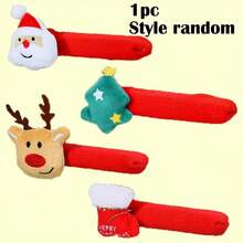 1 pieza/4 piezas Decoración navideña para perilla de puerta, Guantes de Papá Noel para perilla de puerta, Decoración de árbol de Navidad, Decoración de habitación para Halloween y Navidad