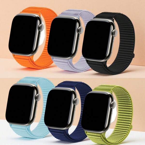 Sport Loop Bands For Apple Watch 46mm 42mm 49mm 45mm 44mm 38mm 40mm 41mm Men Women,Soft Breathable Adjustable Nylon Strap For Apple Watch SE3/ SE2/ SE/Series 11 10 9 8 7 6 5 4 3 2 Ultra