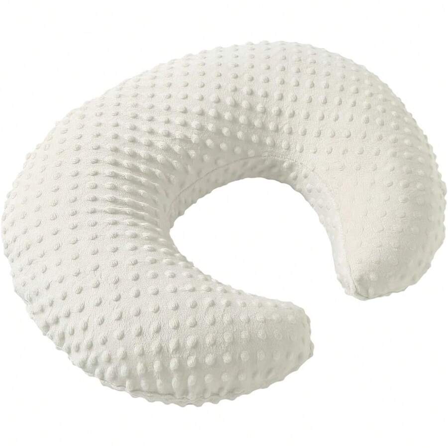 Pillowcase For Nursing Pillow And Positioner For Breastfeeding And Bottle Feeding, Propping Baby, Tummy Time, Baby Sitting Support, Awake-Time Support, Pillow Cover Only (Beige) - 米色 - 查看 1