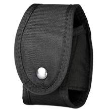 Ueasy 1pc Covered Hand Cuffs Case, Belt Loop, Two Secure Snap Handcuff Pouch Holder For Duty Belt Nylon Handcuffs Law Enforcement Gear For Cuffs Cuffs Hinger Cuffs - Black - View 12