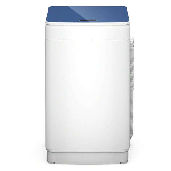 19 Lbs Portable Full Automatic Washing Machine, Compact Laundry Washer Machine With 7 Wash Programs, Built-In Drain Pump, LED Display Washer And Spin Dryer Combo For Apartments, Dorms, RVs