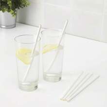 Black,White And Khaki Paper Straws(50 Pcs), Disposable Drinking Straws Bulk For Halloween Party Supplies, Birthday, Wedding, Bridal/Baby Shower And Holiday Christmas Celebrations