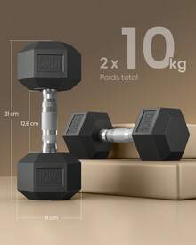 SONGMICS Dumbbell - màu đen - Xem 5