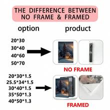 3 Stück/Set Leinwandkunst-Kollektion Schneeberg-Dorf, hochauflösende Drucke, geeignet für Heim-Dekoration, Zimmer-Dekoration, Schlafzimmer-Dekoration, Wohnzimmer-Dekoration, Badezimmer-Dekoration, Wanddekoration, wahlweise mit Rahmen - Verschiedenfarbig - Übersicht 2