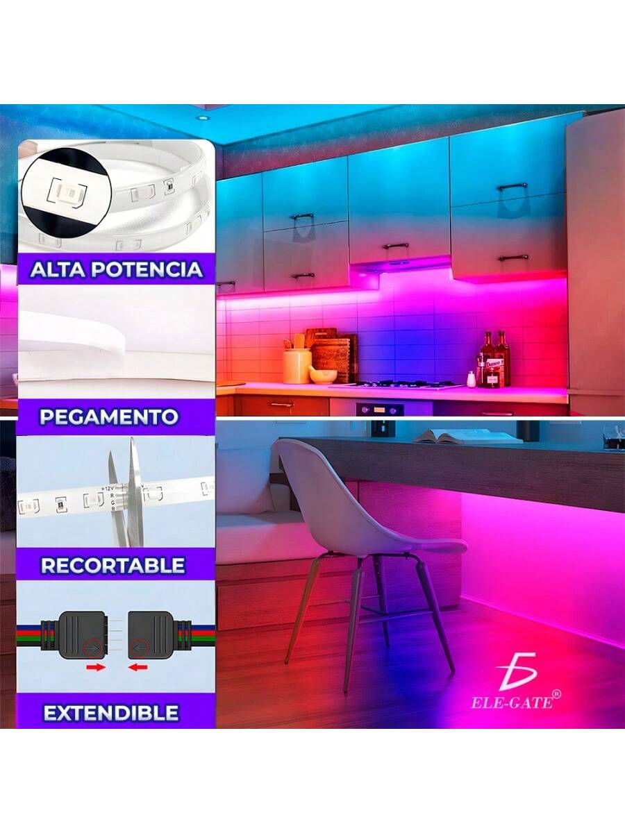 Frente LED de 20 metros