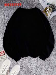 Women Sweatshirts - Black - View 2