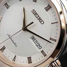 Seiko Presage SRP696J1 男士双色自动手表 - 白色表盘 - 白色 - 查看 5